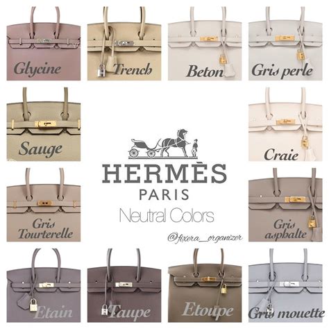 hermes grey|hermes bag color chart.